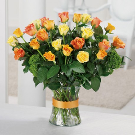 Vase of ROSES